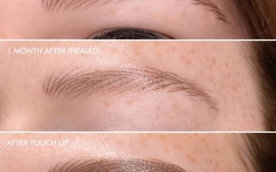 Check out Nadia Afanaseva’s Powder Stroke brows after the healing process
